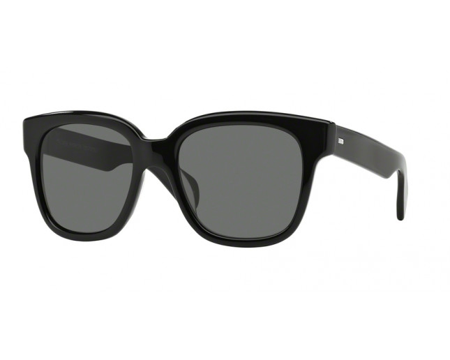 Oliver Peoples Brinley Shiny Black Plastic Grey Solid