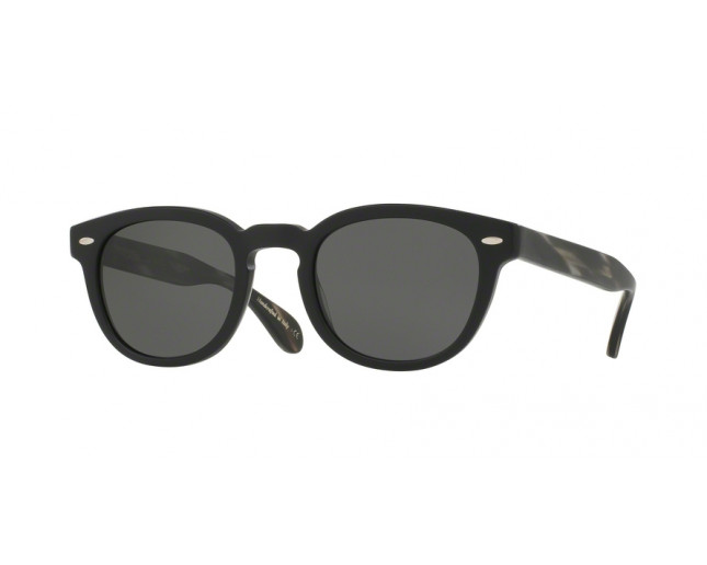 Oliver Peoples Sheldrake Sun Semi Matte Black Crystal Midnight Experess Polar