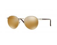 Persol 2388S Light Gold Crystal Light Brown Mirror Gold
