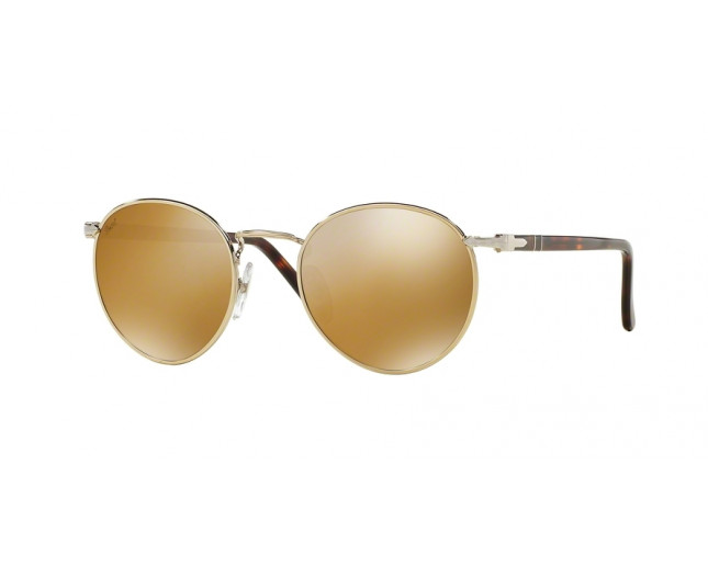 Persol 2388S Light Gold Crystal Light Brown Mirror Gold PO2388S