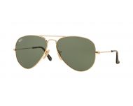 Ray-Ban Aviator Large Gold Crystal Dark Green