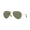 Ray-Ban Aviator Large Gold Crystal Dark Green