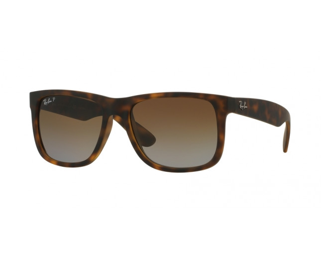 Ray-Ban Justin Dark Rubber Havana  Polar Brown Gradient  