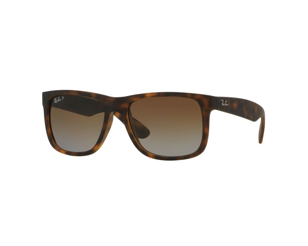 Ray Ban Justin Dark Rubber Havana Polar Brown Gradient Rb4165 865 T5 Sunglasses Iceoptic Ray Ban Justin Dark Rubber Havana Polar Brown Gradient Rb4165 865 T5 Sunglasses Iceoptic