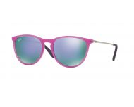 Ray-Ban RJ9060S Violet Fluo Trasp Rubber Plastic Grey Mirror Violet