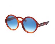 Tom Ford Juliet Shiny Light Havana Gradient Turquoise