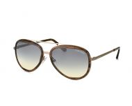 Tom Ford Andy Silver Grey Tortoise Grey Gradient Lens