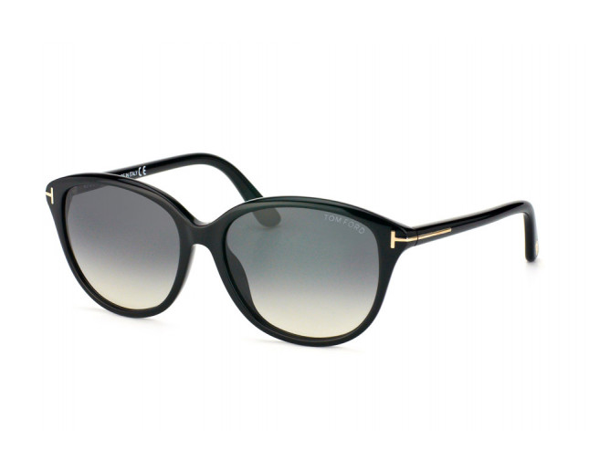 Tom Ford Karmen Black Gradient Grey - 01B - Sunglasses - IceOptic