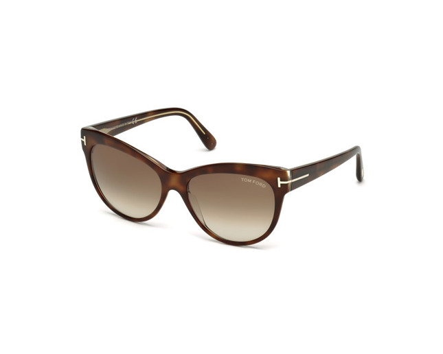 Tom Ford Lily Havana Crystal Gradient Brown Lenses