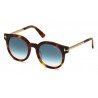 Tom Ford Janina Havana Blue Gradient Lens