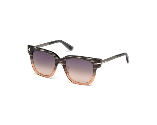 Tom Ford Tracy Grey Peach Purple Gradient Lens