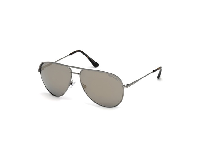 Tom Ford Erin Gunmetal Grey Mirror Gold Lens