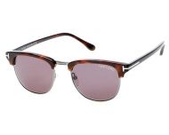 Tom Ford Henry Shiny Gunmetal Shiny Dark Havana Dark Grey Lenses