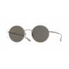 Oliver Peoples After Midnight Brushed Silver Crystal Grey