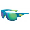 Cebe Whisper Matt Bleu Lime Cebe 1500 With Green AR Flash Mirror 