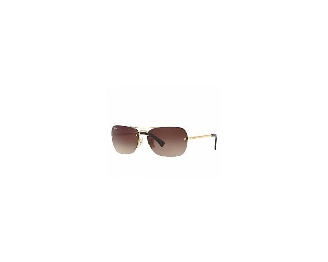 brown and gold ray bans