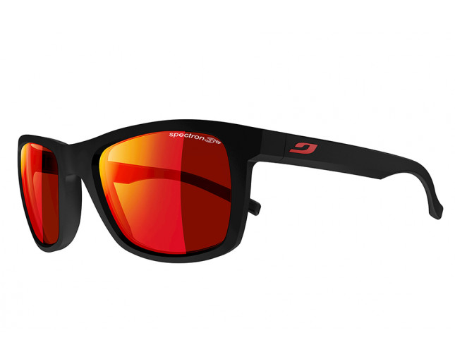 Julbo Lunette de Soleil Beach Noir Mat Spectron 3 Flash Rouge J4771114 Lunettes de soleil IceOptic