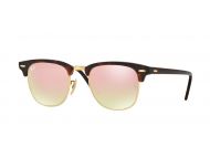 Ray-Ban Clubmaster Shiny Red Havana Crystal Pink Flash Gradient