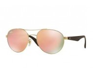Ray-Ban RB3536 Or Brown Cuivre mirror