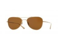 Oliver Peoples Executive Suite Brushed Gold Crystal Cosmic Tone