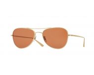 Oliver Peoples Executive Suite Brushed Gold Crystal Persimon