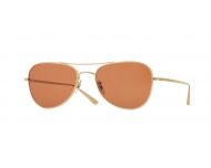 Oliver Peoples Executive Suite Gold Crystal Green