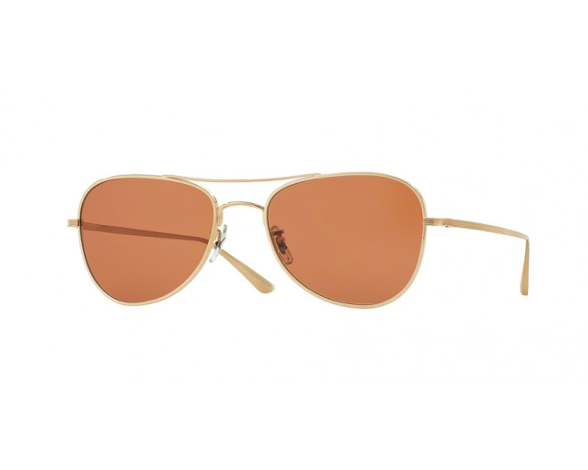 Oliver Peoples Executive Suite Brushed Gold Crystal Persimon