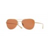 Oliver Peoples Executive Suite Brushed Gold Crystal Persimon