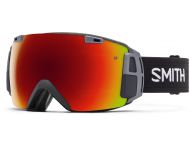 Smith I/O GPS Recon Snow2 Black Red Sol-X Mirror/Blue Sensor Mirror