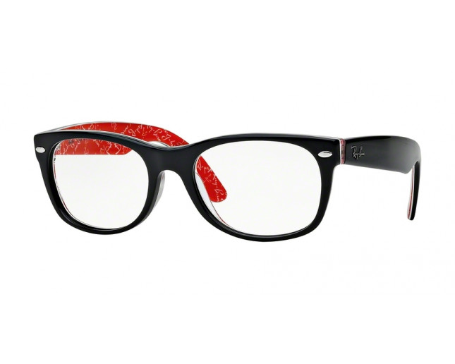 ray ban red and black frames