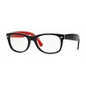 Ray-Ban New Wayfarer Rx Top Black On Texture Red