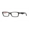 Ray-Ban RX5206 Top Black On Texture White