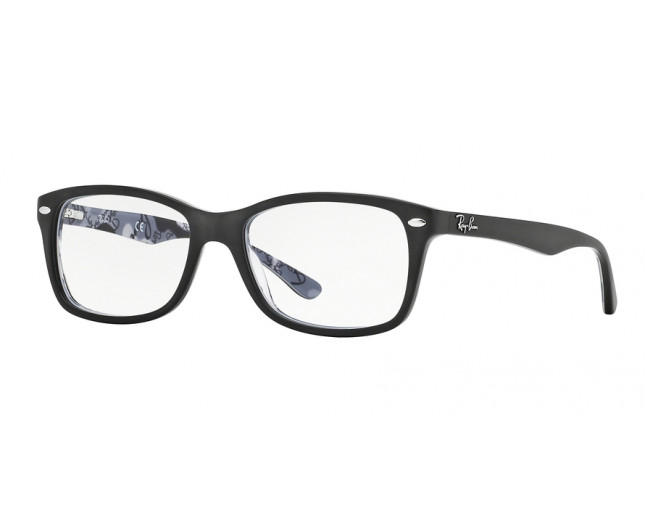 Ray-Ban RX5228 Top Mat Black On Texture Camouflage