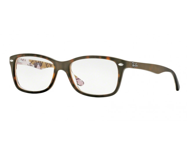 Ray-Ban RX5228 Top Mat Havana on Texture Camouflage