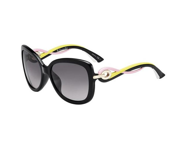 Dior Twisting Black Pink Yellow Black Gradient Grey 227332 JXG EU ICE Sunglasses IceOptic