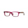 Ray-Ban Junior RY1531 Fuxia Gradient Iridescent Grey