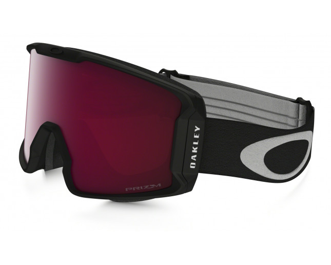 Oakley Line Miner Matte black Prizm Snow rose OO7070 05 Ski Goggles IceOptic