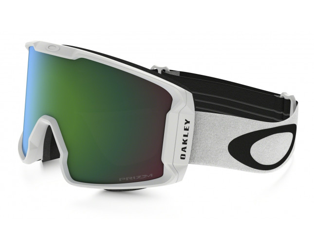 Oakley Line Mine Polished white- Prizm jade iridium