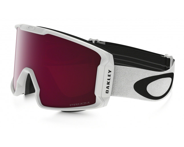 Oakley Line Mine Polished white- Prizm rose