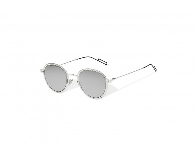 Dior 0210s Palladium Grey Flash Silver, Dior Silver Mirror Round Sunglasses Cd 0210s 010 Dc