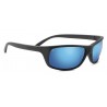 Serengeti Bormio Satin Black Polarized 555nm Blue