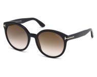 Tom Ford Philippa Shiny Black Brown Mirror