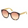 Tom Ford Philippa Shiny Black Brown Mirror