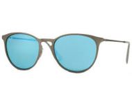 Ray-Ban RB3539 Grey Metallic Plastic Blue Mirror