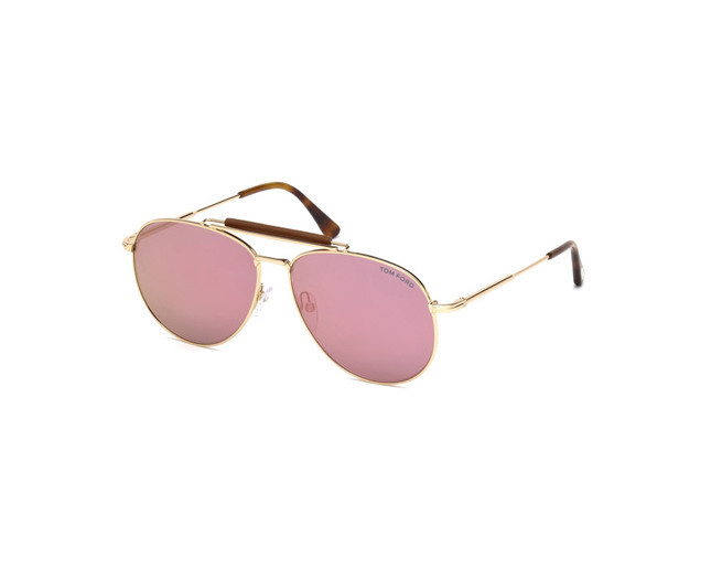 Tom Ford TF0536 Gold Pink Mirror Pink