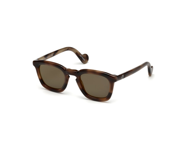 Moncler ML0006 Dark Tortoise Brown Mirror