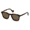 Moncler ML0006 Dark Tortoise Brown Mirror