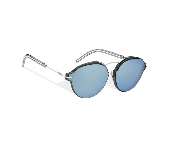 dior eclat notched mirrored sunglasses