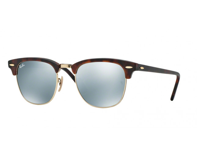 ray ban clubmaster silver mirror