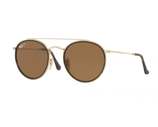 ray ban double bridge brown